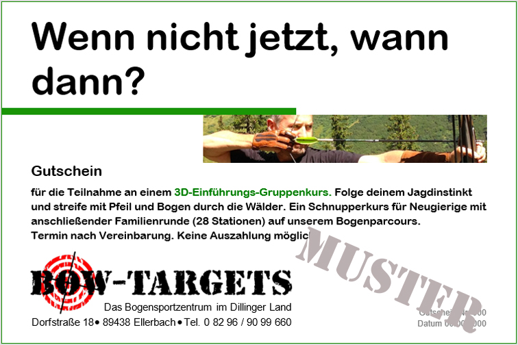 Der Gutschein für Neugierige Der Gutschein für Neugierige
