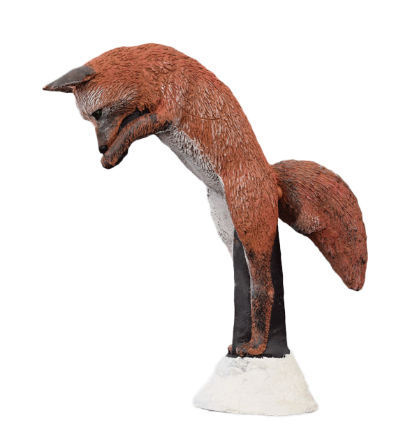 Wildcrete Fuchs springend Wildcrete Fuchs springend