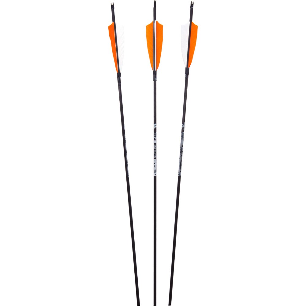 Fertigpfeil Penthalon SL Black Federn Fertigpfeil Penthalon SL Black Federn