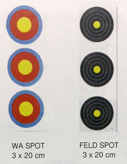 Scheibenauflage WA-3er Spot