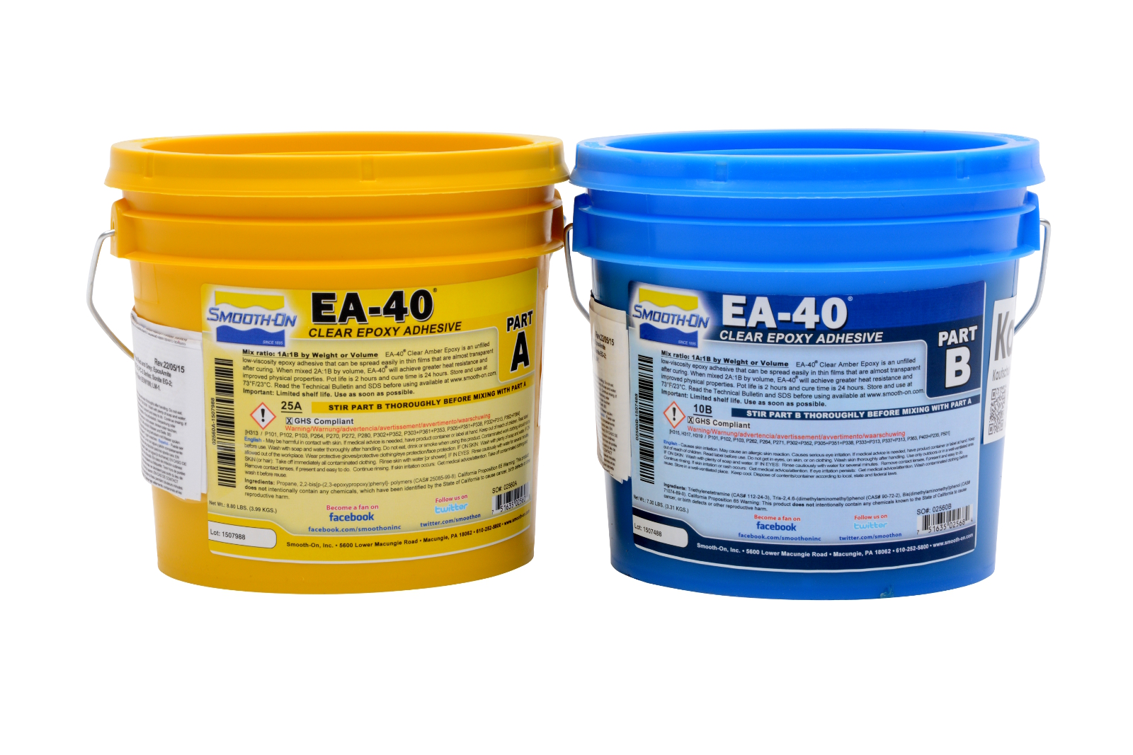 Smooth On Epoxidkleber A+B 7,3 kg Smooth On Epoxidkleber A+B 7,3 kg