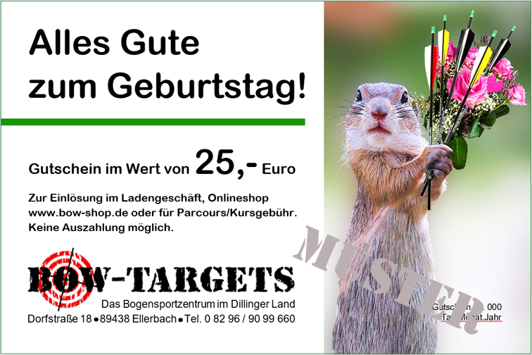 Der Gutschein für Geburtstagskinder Der Gutschein für Geburtstagskinder