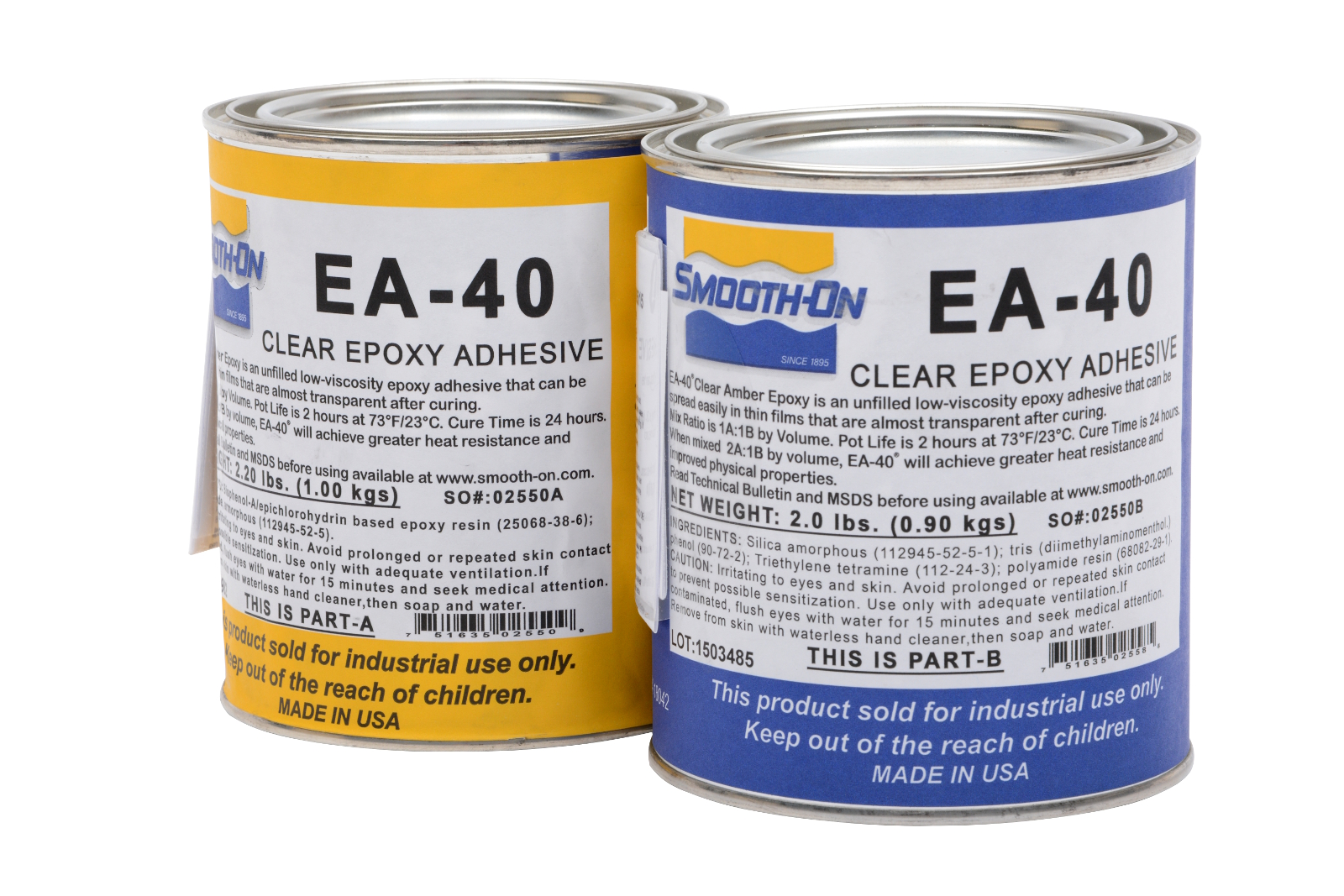Smooth On Epoxidkleber Part A+B 1,9 kg Smooth On Epoxidkleber Part A+B 1,9 kg
